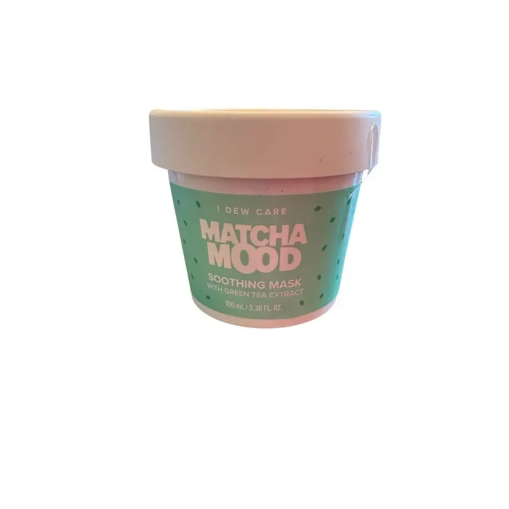 I Dew Care Matcha Mood Soothing Green Tea WashOff Facial Clay Mask 100g/ 3.52oz